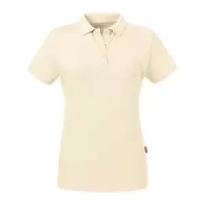 Russell Womens/Ladies Pure Organic Polo (2XL) (Natural)