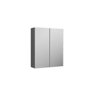Nuie Arno 600mm Mirror Unit (50/50) - Cloud Grey