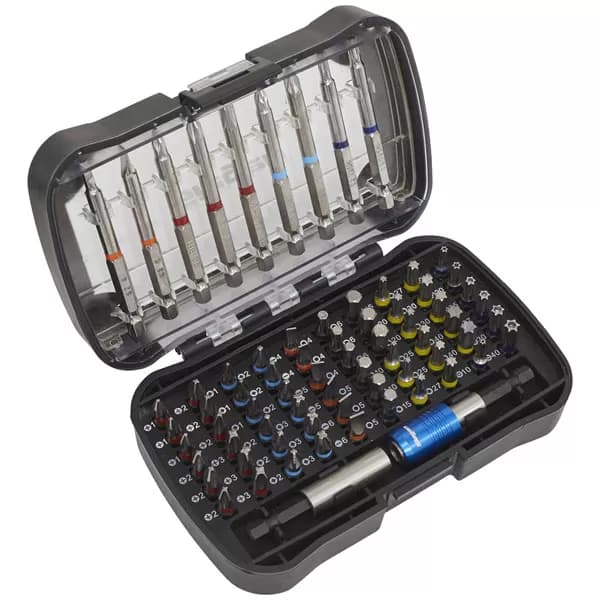 Siegen S01038 Power Tool Bit Set 71pc Colour-Coded S2