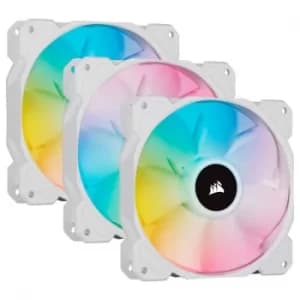 Corsair iCUE SP120 RGB Elite Performance 120mm White Pwm Triple Fan Ki