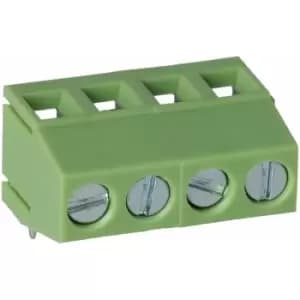 Truconnect - 211784 5.08mm 4 Way 90deg Rising Clamp Terminal Block