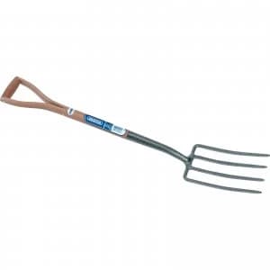 Draper Carbon Steel Garden Fork Ash Handle