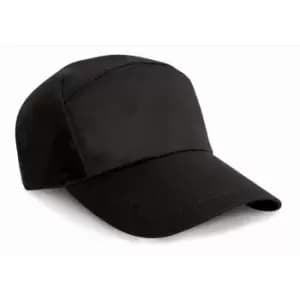 Result Unisex Plain Baseball Cap (One Size) (Black)