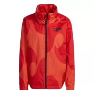 adidas Marimekko Traveer RAIN. RDY Jacket Womens - Collegiate Orange / Lush Red