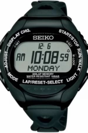 Unisex Seiko Superrunner Solar Alarm Chronograph Watch SBDH015J