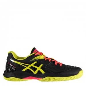 Asics Blast FF Ladies Handball Trainers - Black/Sour Yuzu