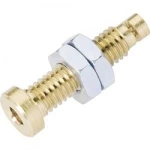 Jack socket Socket vertical vertical Pin diameter 2.4mm Silver