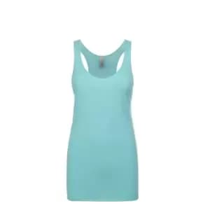 Next Level Womens/Ladies Tri-Blend Racer Back Tank Top (M) (Tahiti Blue)