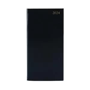 Slim Desk Diary Port WTV Black 2024 KF1BK24 KF1BK24