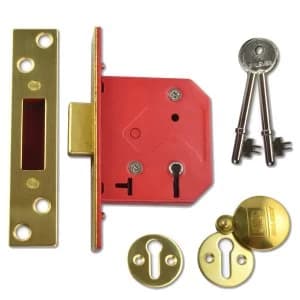 Union C-Series 2101 Fire-Rated 5 Lever Deadlock - Keyed Alike