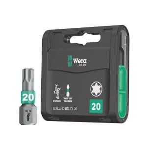 Wera Bit-Box 20 BiTorsion Bits TX20 x 25mm, 20 Piece