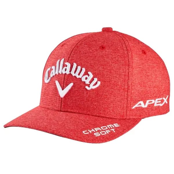 Callaway TA PERFORMANCE PRO AdJ Cap - RED HTHR/WHT