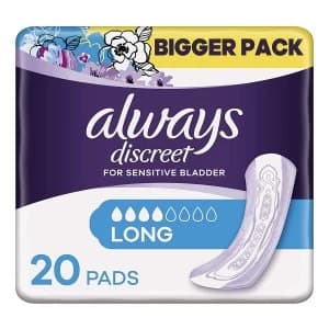 Always Discreet Incontinence Pads+ Long 20
