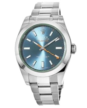 Rolex Milgauss Automatic Blue Dial Steel Mens Watch M116400GV-0002 M116400GV-0002