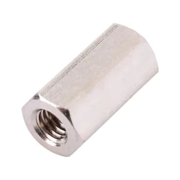 R-TECH 524383 Hex Threaded F-F Spacers Brass M3 10mm - Pack Of 25