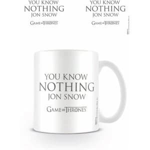 Game Of Thrones You Know Nothing Jon Snow Mug
