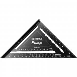 Faithfull Prestige Quick Square Black Aluminium 300mm