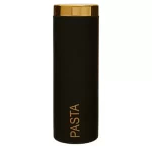 Pasta Canister in Black/Gold
