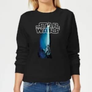 Star Wars Lightsaber Womens Sweatshirt - Black