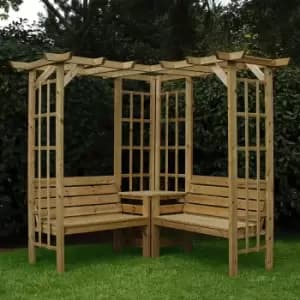 Woodshaw Hampton Large Corner Arbour