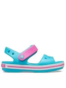 Crocs Crocband Sandals Kids, Blue/Pink, Size 12 Younger