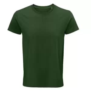 SOLS Mens Crusader Organic T-Shirt (3XL) (Bottle Green)