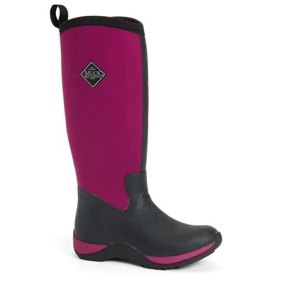 Muck Boots Womens Arctic Adventure Tall Wellies Wellington Boots - Maroon - UK 5