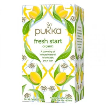 Pukka Organic Fresh Start Herbal Tea - 20 Bags