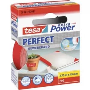 tesa PERFECT 56341-00031-03 Cloth tape tesa extra Power Red (L x W) 2.75 m x 19mm