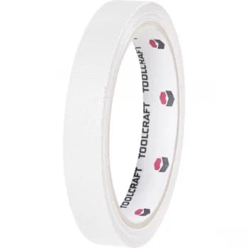 Toolcraft 403796 Fabric Adhesive Tape 10 m x 19mm - White
