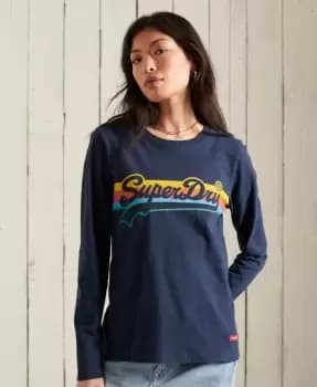 Superdry Vintage Logo Cali Long Sleeve Top