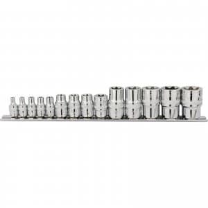 Draper 14 Piece Combination Drive Torx Socket Set Combination