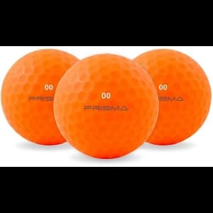 Masters Prisma Flouro Matt TI Golf Balls (Bag of 12) - Orange