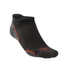 Bridgedale HIKE Ultralight T2 Merino Performance Low Mens - Large Anthracite / Orange