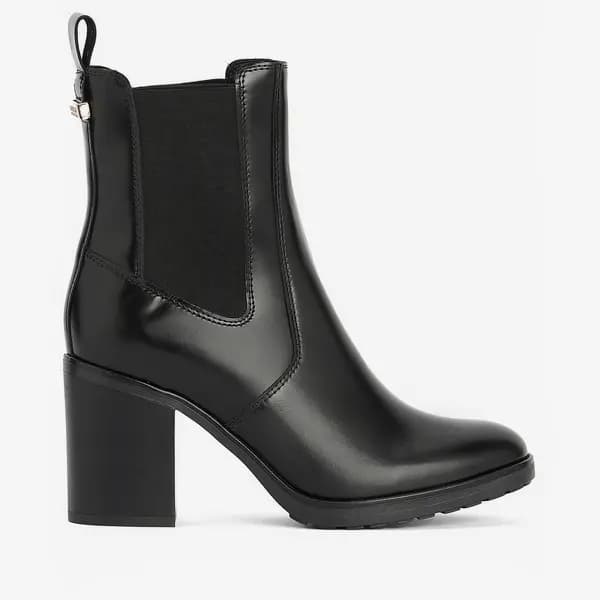 Barbour International Womens Cosmos Leather Heeled Chelsea Boots - UK 4