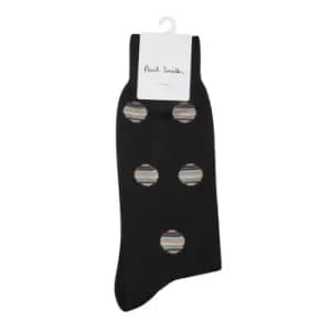 PAUL SMITH Multi Polka Dot Socks - Black