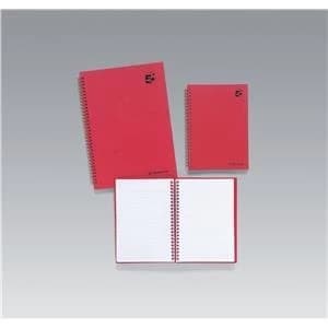 5 Star A4 Manuscript Book Wirebound Ruled 160 Pages Pack of 5