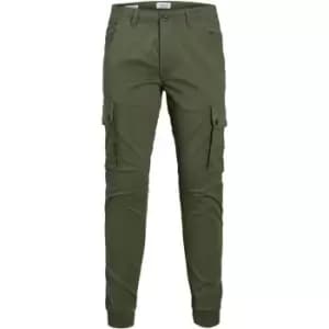 Jack and Jones Warner Cargo Trousers - Green