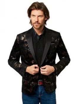 Joe Browns Suave And Swanky Blazer - Black, Size 38, Men