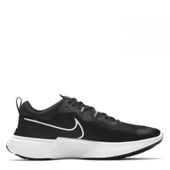 Nike React Miler 2 Mens Running Shoe - Black/White