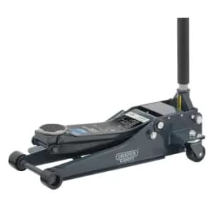Draper Expert 24271 Professional Low Profile Garage Trolley Jack, 3 Tonne