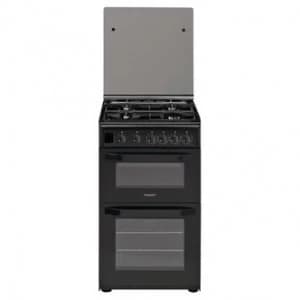 Hotpoint HD5G00CCBK Double Oven Gas Cooker