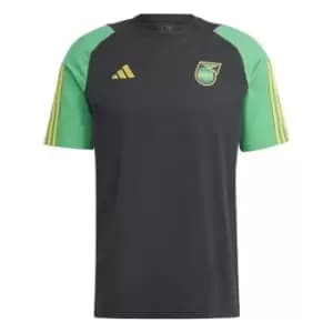 adidas Jamaica Training T Shirt 2023 Adults - Black