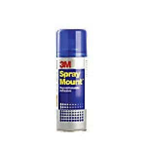 3M Adhesive Spray Mount Repositionable Black 400ml