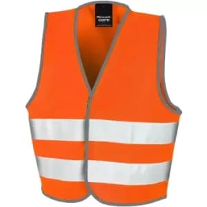 SAFE-GUARD by Result Childrens/Kids Safety Vest (7-9 Years) (Hi Vis Orange) - Hi Vis Orange