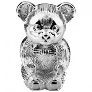 BAMBINO BY JULIANA? Silver Plated Teddy Bear Money Box