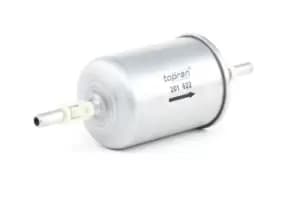 TOPRAN Fuel Filter 201 622 OPEL,FIAT,VAUXHALL,Corsa C Schragheck (X01),Meriva A (X03),Zafira A (T98),Astra G CC (T98),Vectra C Caravan (Z02)