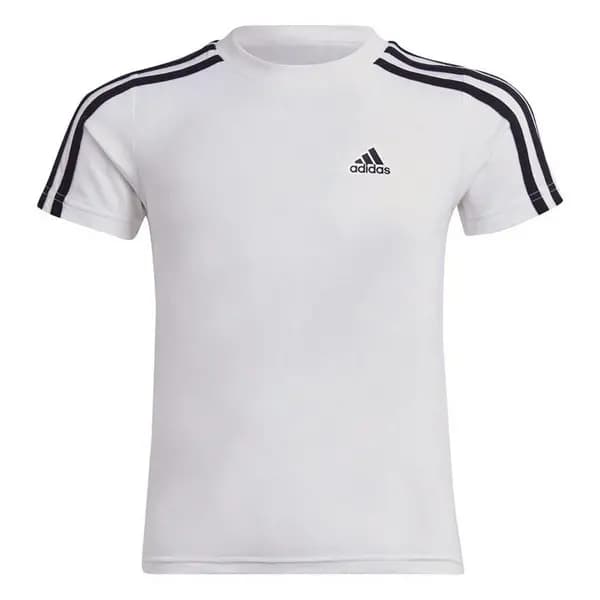 adidas 3S Essentials T Shirt Infants - White 3 - 4 Years