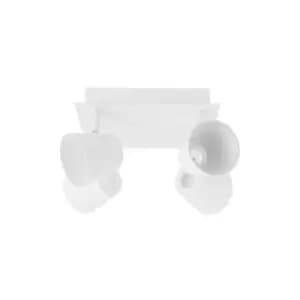 Everett 4 Light Ceiling Spotlight Clusters Sandy White Metal LED 4x6W 1240Lm 3000K - Merano