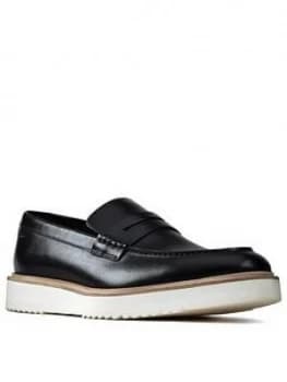 Clarks Ernest Free Slip On Shoes - Black
